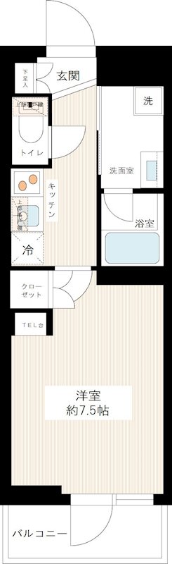 2階の間取り図