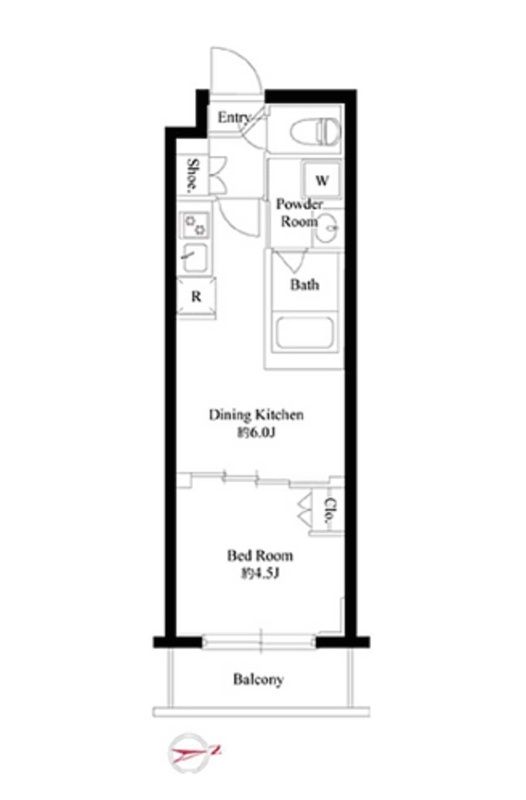 5階の間取り図