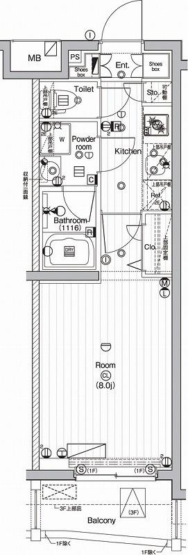 2階の間取り図