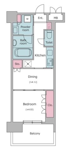 9階の間取り図