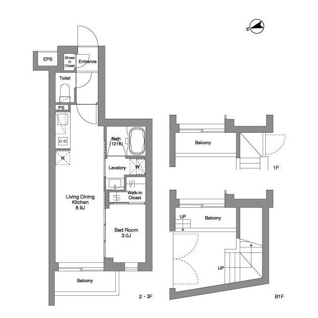 -1階の間取り図