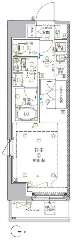 7階の間取り図