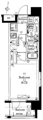2階の間取り図