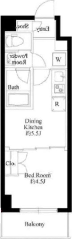 5階の間取り図
