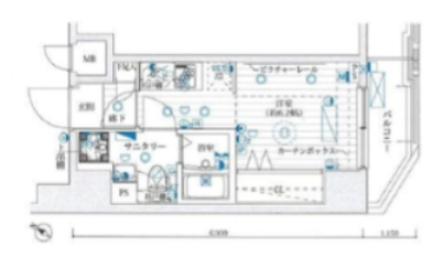 4階の間取り図