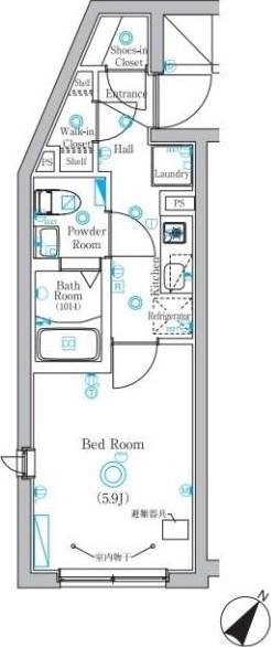3階の間取り図