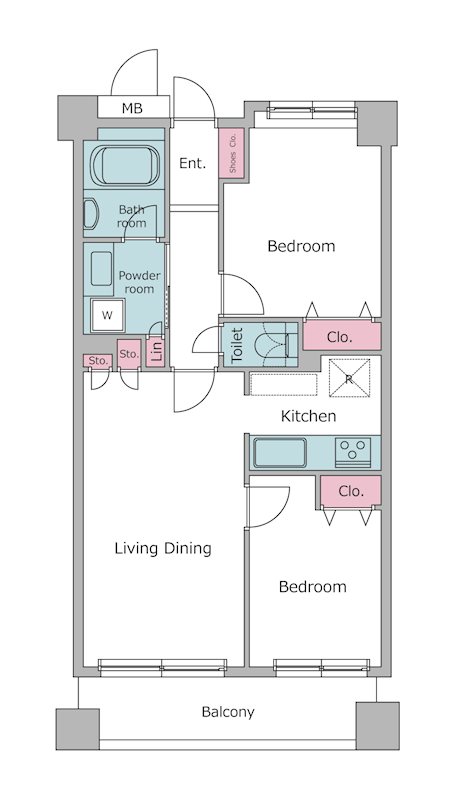 3階の間取り図