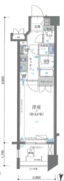 3階の間取り図