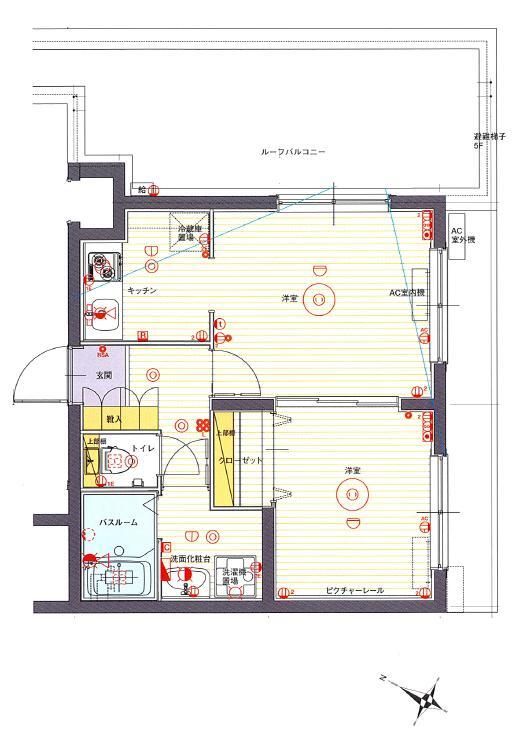 5階の間取り図