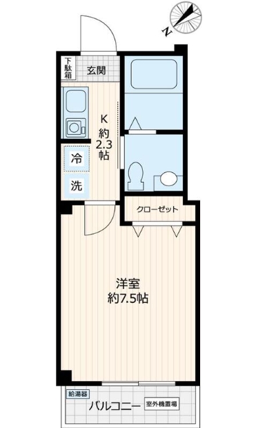 2階の間取り図