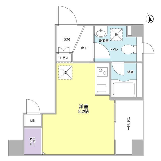 2階の間取り図