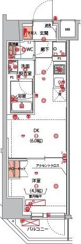 3階の間取り図