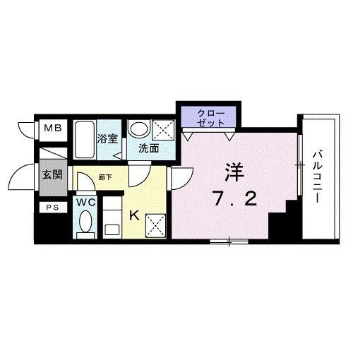6階の間取り図