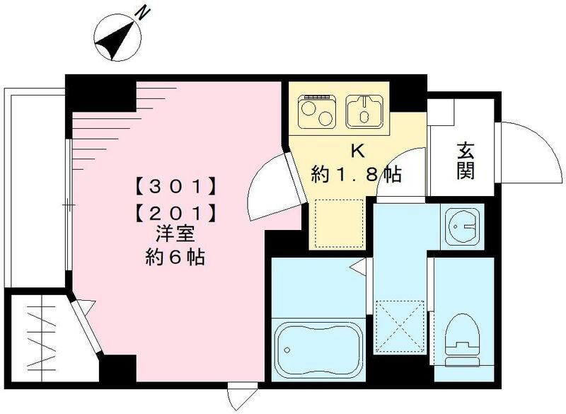 2階の間取り図