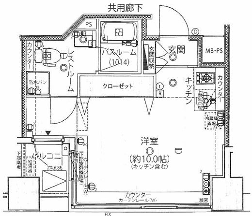 3階の間取り図