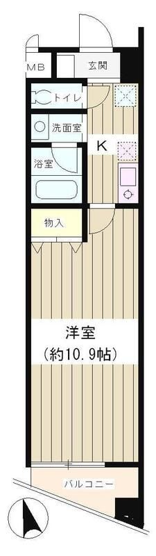 2階の間取り図