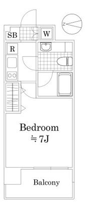 2階の間取り図