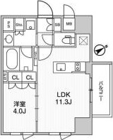 8階の間取り図