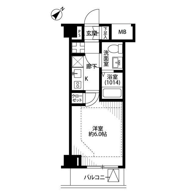 2階の間取り図