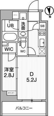 2階の間取り図
