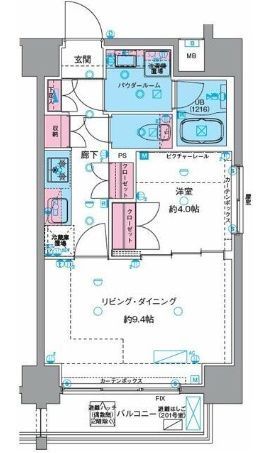 7階の間取り図