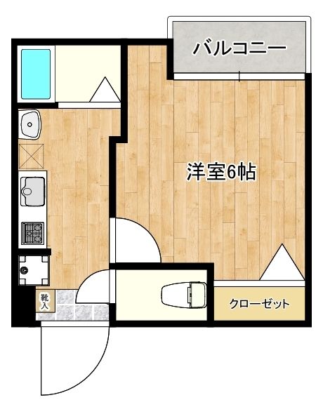2階の間取り図