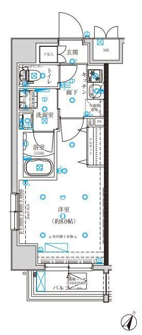 7階の間取り図