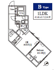 2階の間取り図