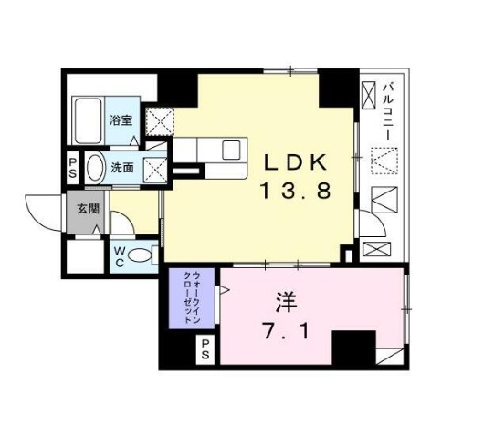 2階の間取り図