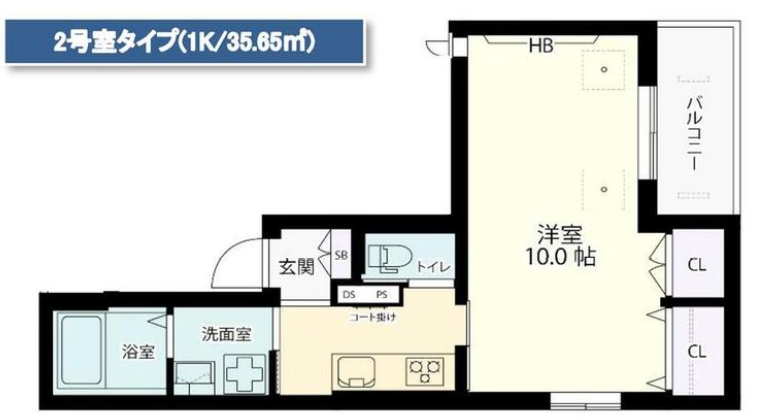 2階の間取り図