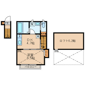 2階の間取り図