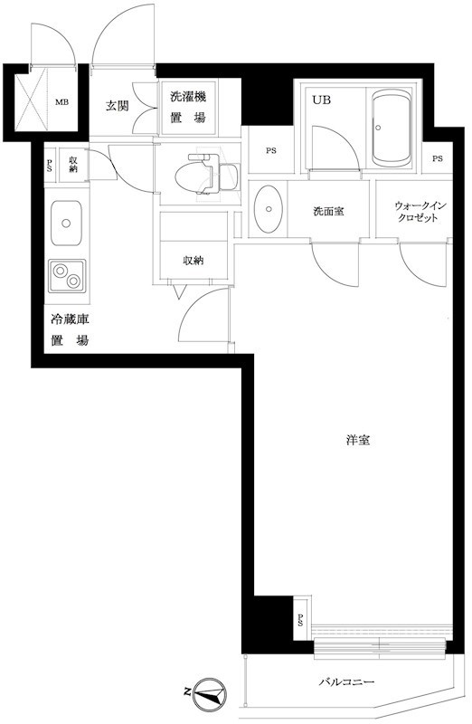 5階の間取り図