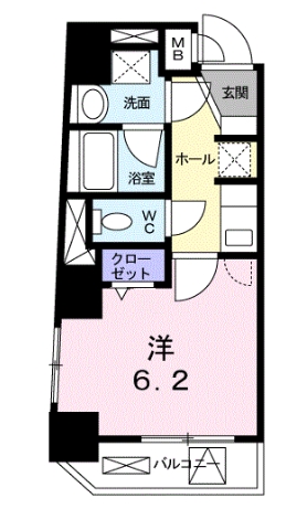 2階の間取り図