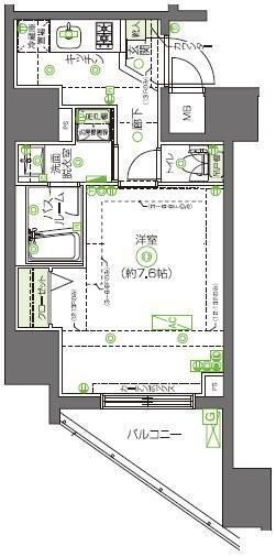 6階の間取り図