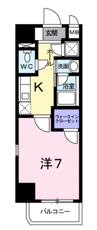 4階の間取り図