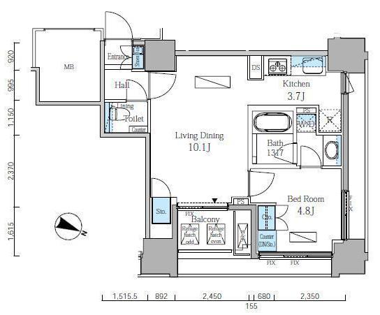 使いやすい間取り♪