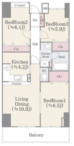 使いやすい間取りです♪