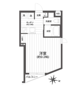 角部屋で使いやすい間取り♪