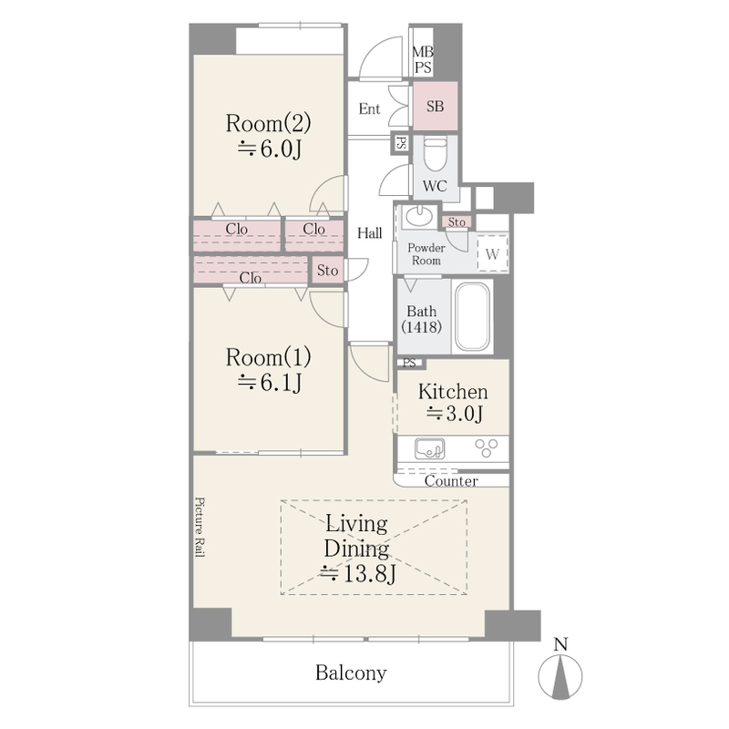 ☆使いやすい間取り☆