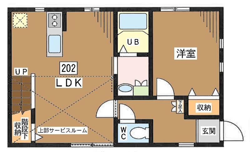 角部屋で使いやすい間取り♪