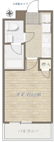 ☆使いやすい間取り☆ ※反転タイプ※