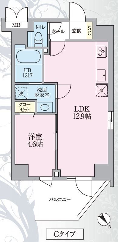 10階の間取り図