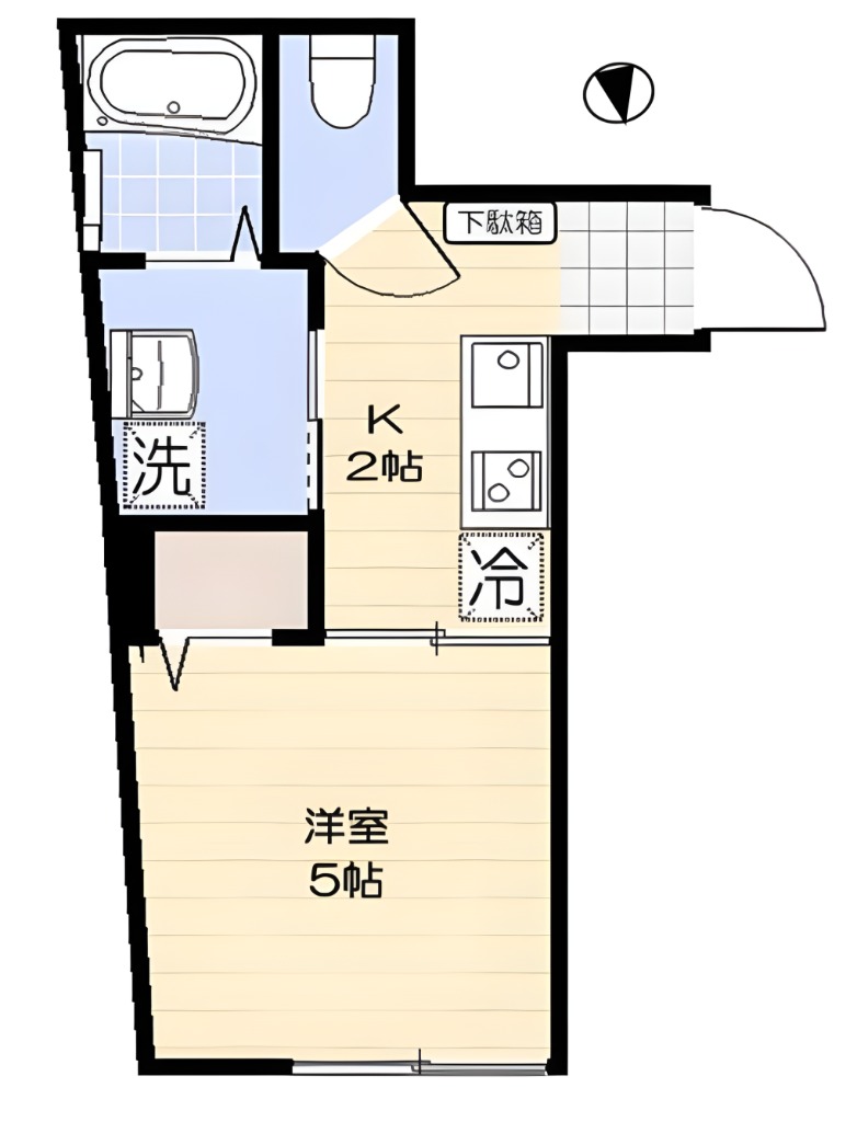 2階の間取り図