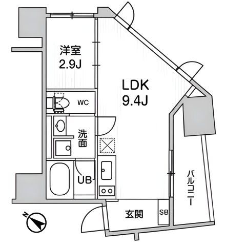 5階の間取り図