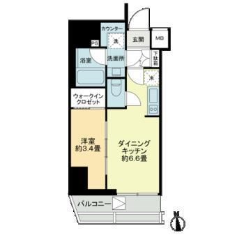 6階の間取り図