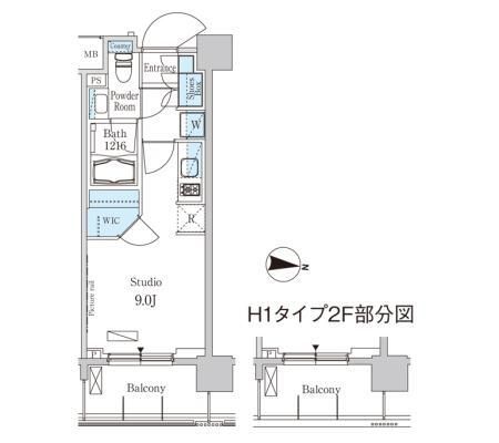6階の間取り図