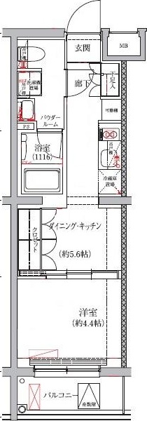 3階の間取り図