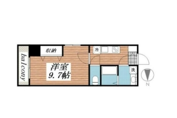 4階の間取り図