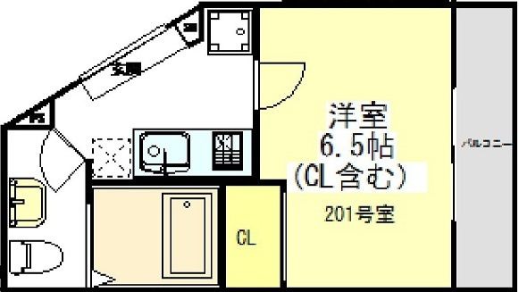 2階の間取り図