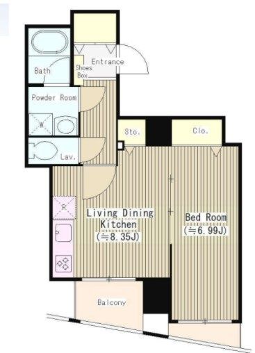 8階の間取り図